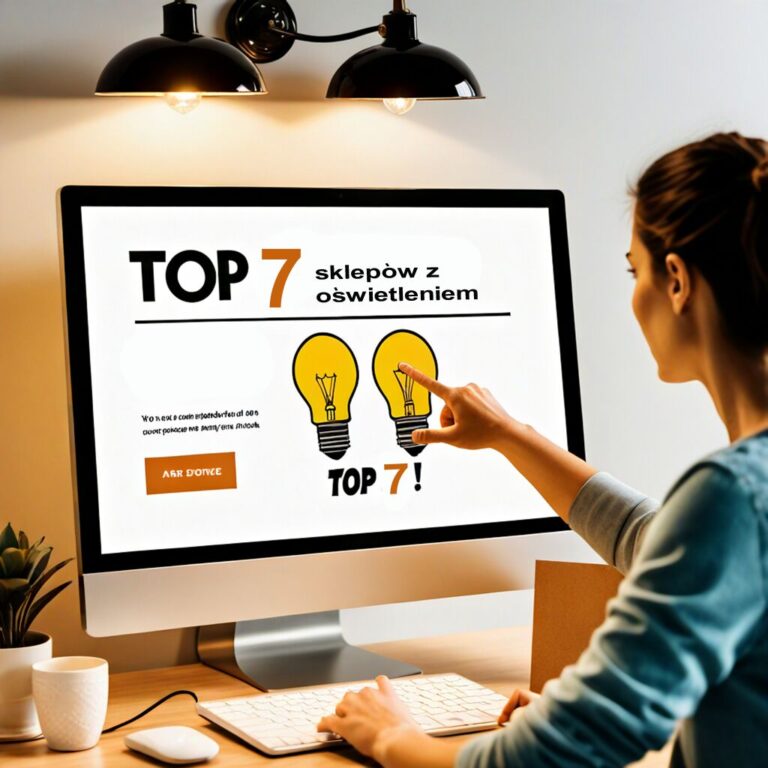 TOP 7 najlepszych sklepów internetowych z oświetleniem